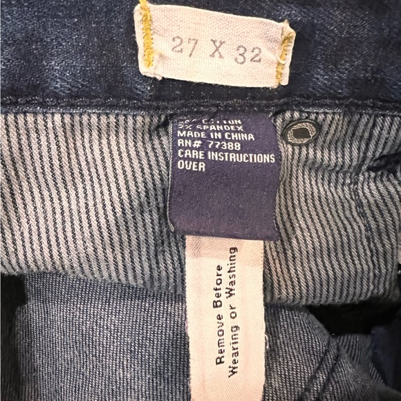 Madewell Skinny Low Dark Wash Jeans - Picture 9 of 10